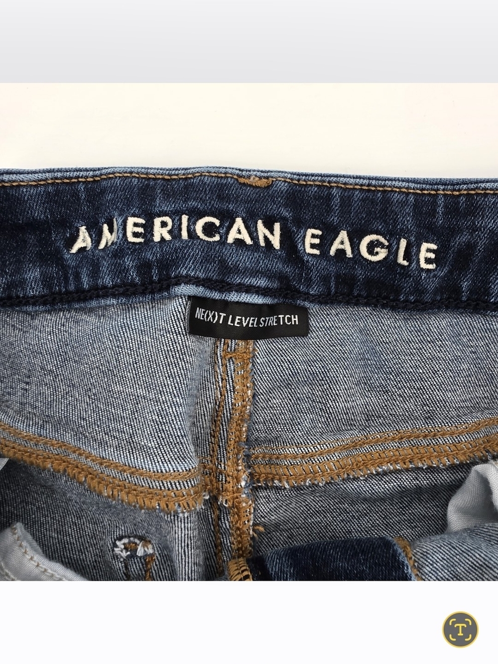 American Eagle Next Level Stretch Curvy High Rise Jegging Jean Womens Size 12 - Picture 5 of 8